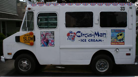 old ice cream van